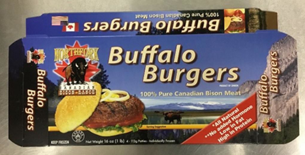Recall bison burgers